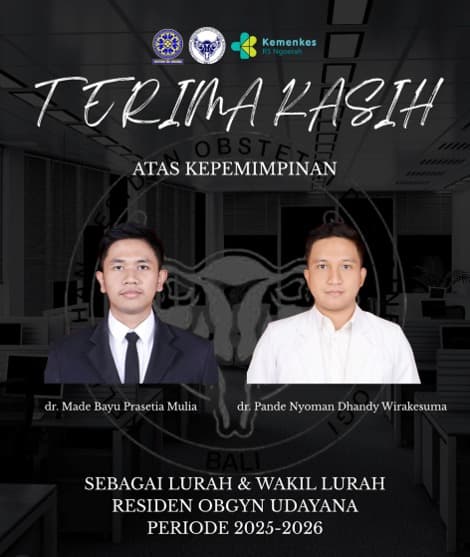 Pergantian Kepemimpinan Kelurahan Residen Obgyn Udayana Periode 2026–2027