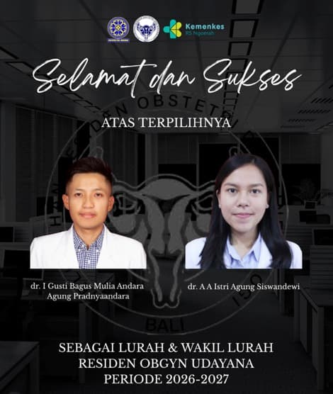 Kepengurusan Residen Obgyn Udayana dalam pergantian kepemimpinan