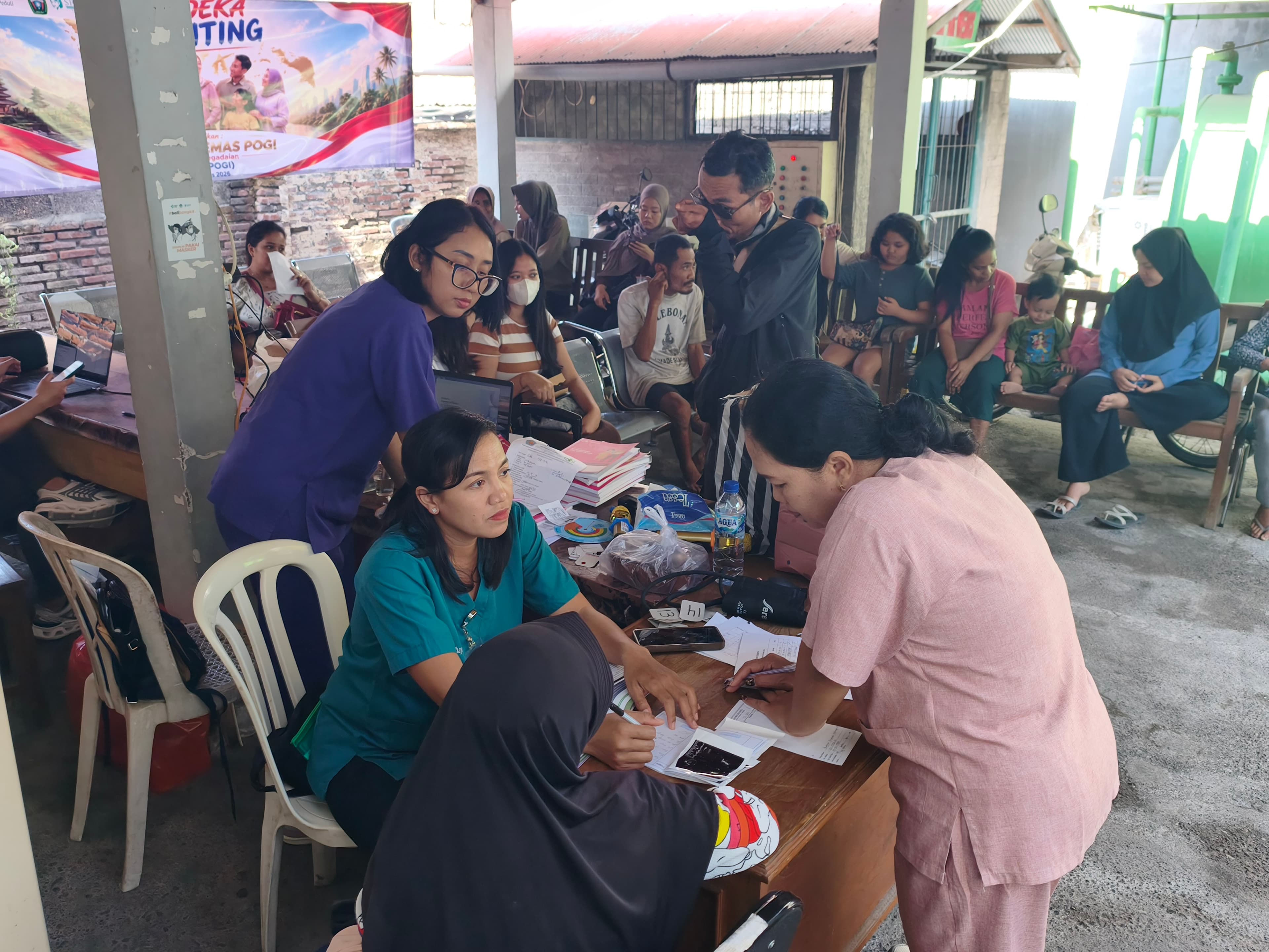 Kegiatan bakti sosial Merdeka Stunting 2026 bersama ibu hamil